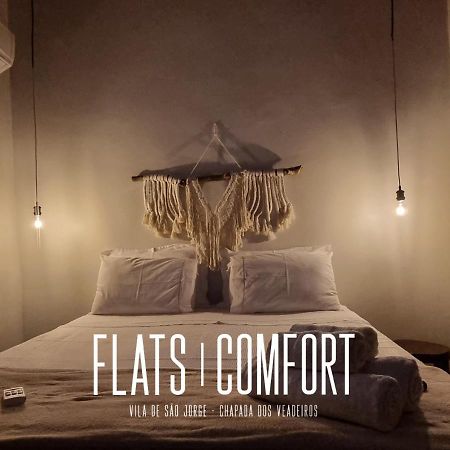Novidade Flats Comfort Na Vila De Sao Jorge - Chapada Dos Veadeiros Hotel ภายนอก รูปภาพ