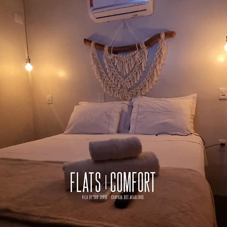 Novidade Flats Comfort Na Vila De Sao Jorge - Chapada Dos Veadeiros Hotel ภายนอก รูปภาพ
