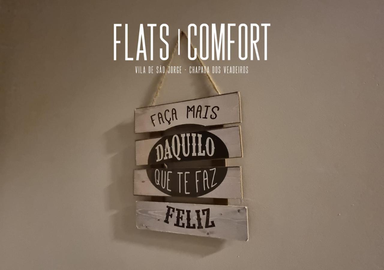 Novidade Flats Comfort Na Vila De Sao Jorge - Chapada Dos Veadeiros Hotel ภายนอก รูปภาพ