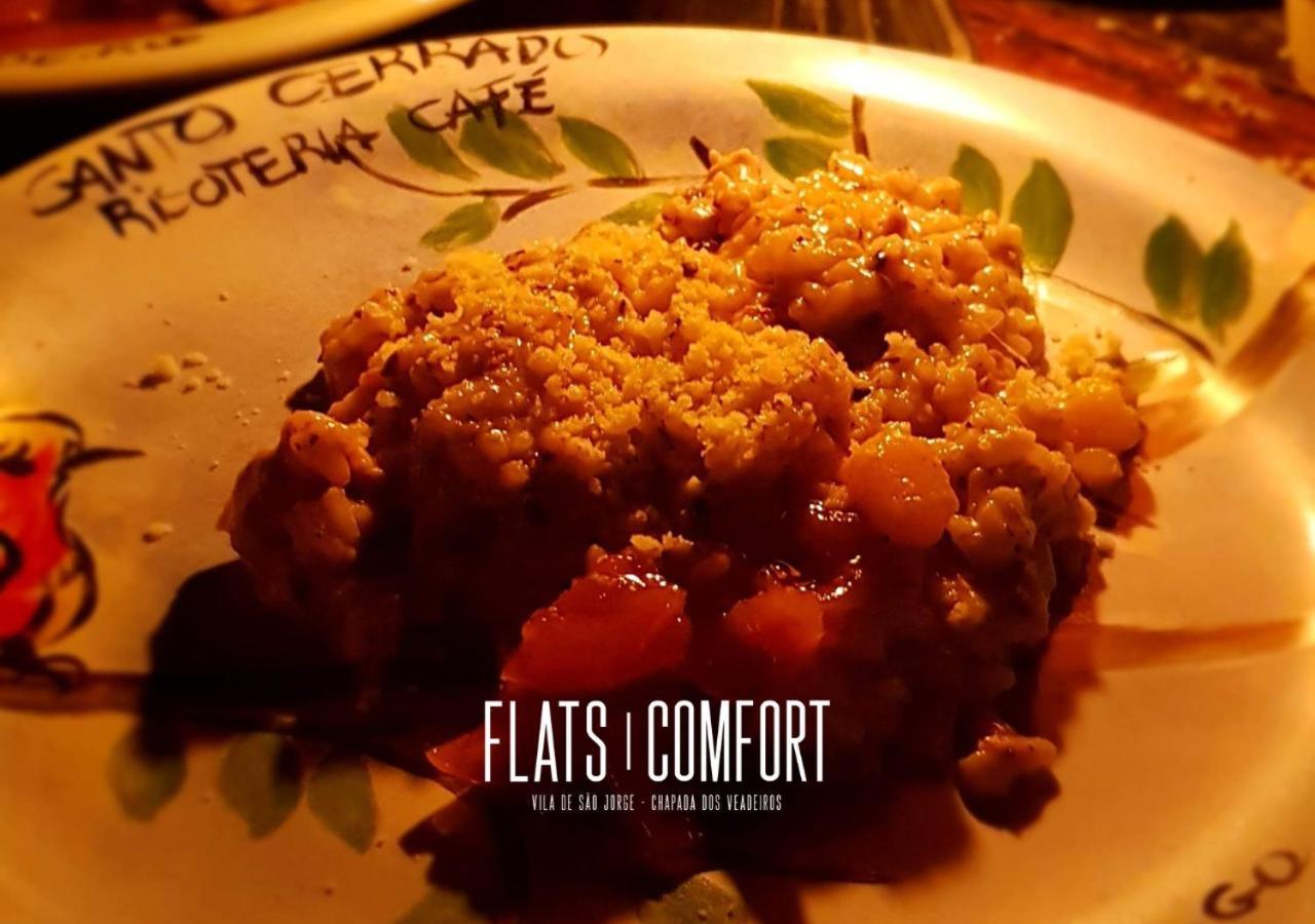 Novidade Flats Comfort Na Vila De Sao Jorge - Chapada Dos Veadeiros Hotel ภายนอก รูปภาพ