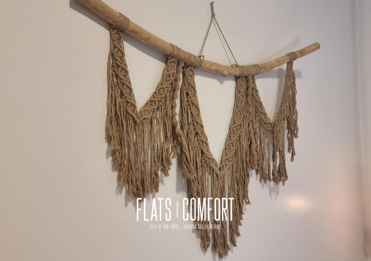 Novidade Flats Comfort Na Vila De Sao Jorge - Chapada Dos Veadeiros Hotel ภายนอก รูปภาพ