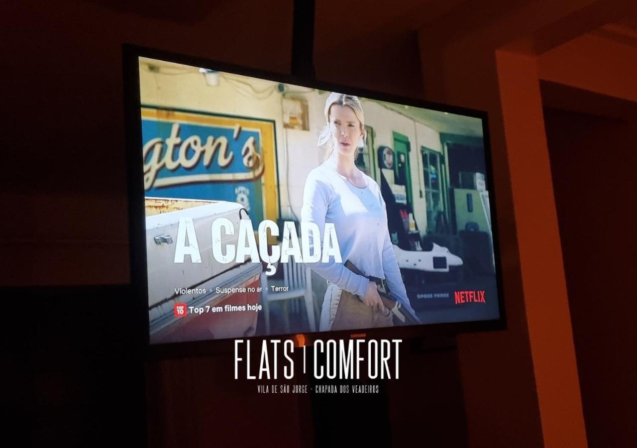 Novidade Flats Comfort Na Vila De Sao Jorge - Chapada Dos Veadeiros Hotel ภายนอก รูปภาพ