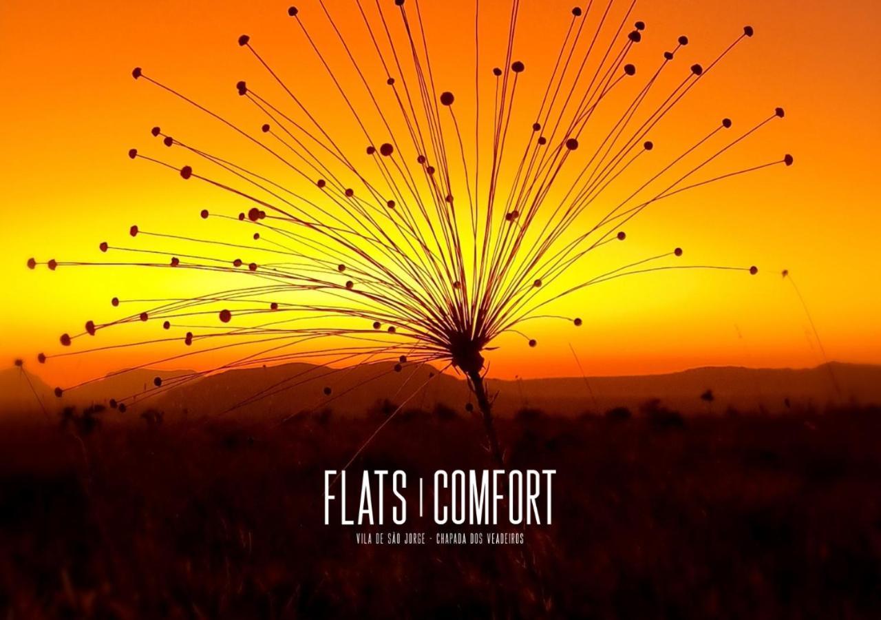 Novidade Flats Comfort Na Vila De Sao Jorge - Chapada Dos Veadeiros Hotel ภายนอก รูปภาพ